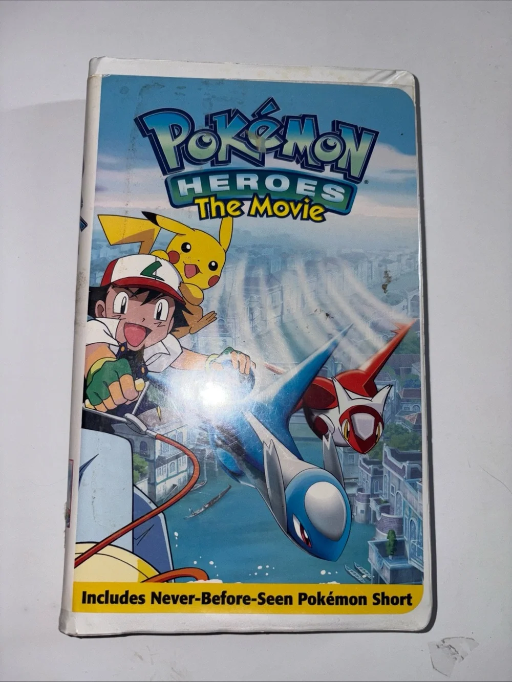 Pokemon Heroes The Movie VHS – Blue Cover